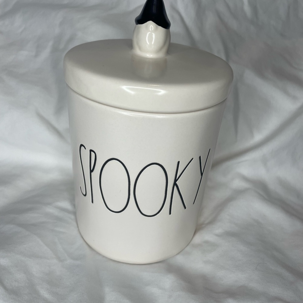 Rae Dunn Small Spooky Gnome Halloween Canister